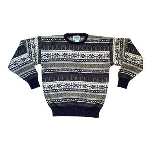 VTG 90S Royal North Mills USA: Made fair wool blend sweater Sz. M
